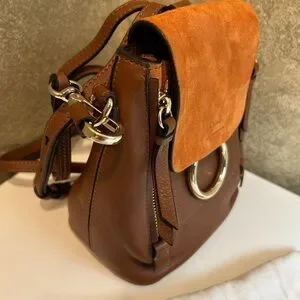 Chloe Orange and Brown Leather Backpack Chloe | Bags | Chloe Orange And Brown Leather Backpack  main image 3